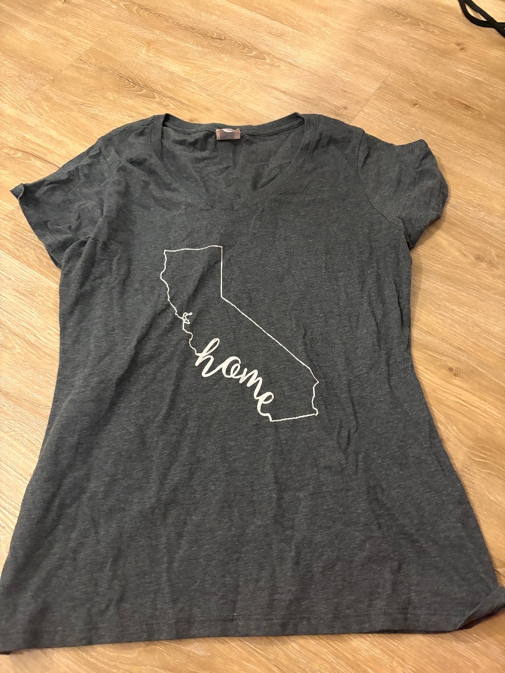 Grey 'Home' California Graphic Tee